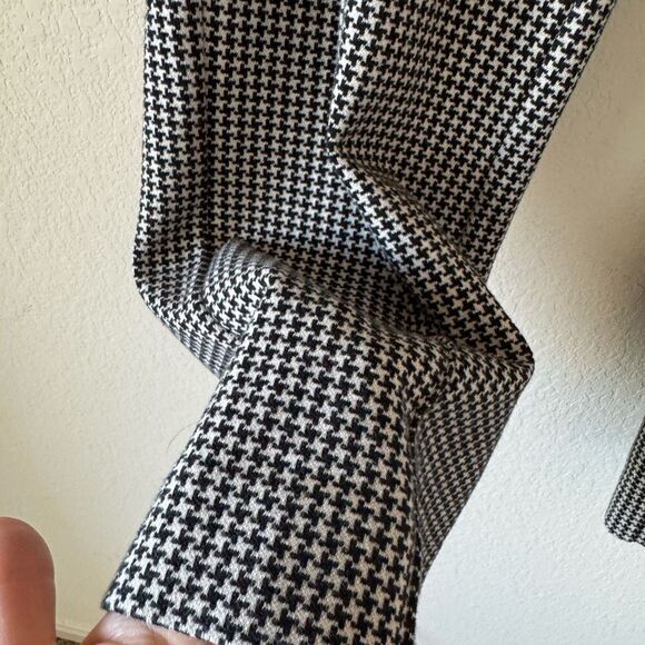 Cartonnier Anthropologie Cropped Houndstooth Straight Leg Pants Sz XL(?) Preppy - Picture 4 of 8